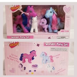 Play Right Wonder Pony Set
